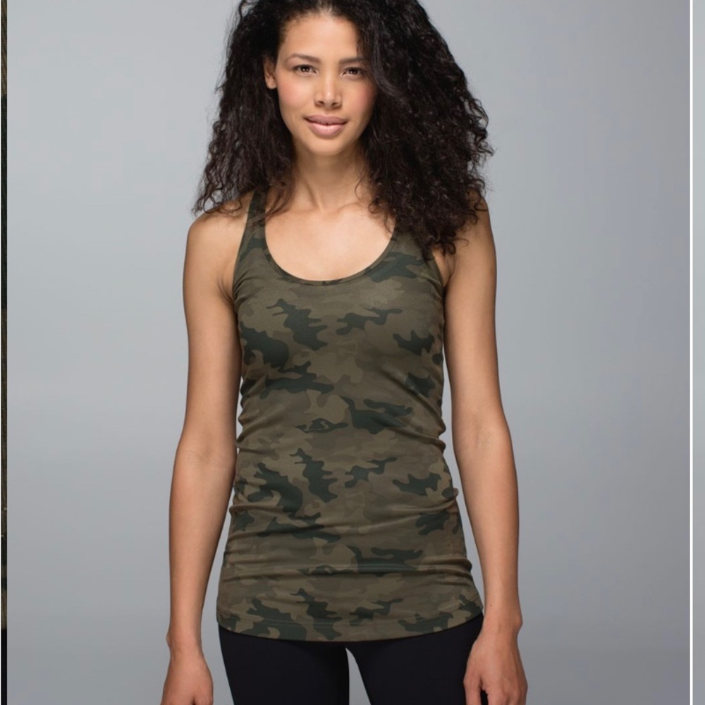 Lululemon Cool Racerback Camo Size 6
